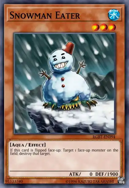 Edison Rulings for Snowman Eater